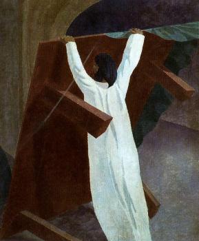斯坦利 斯賓塞 Christ Overturning the Money Changers - Table 斯坦利 斯賓塞 Christ Overturning the Money Changers - Table